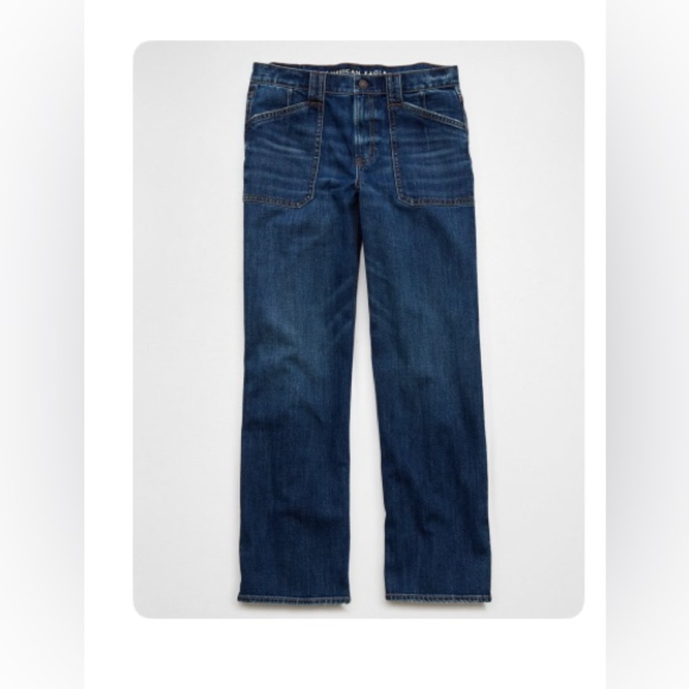 American Eagle Outfitters Women's AE Stretch High-Waisted Stovepipe Jeans Size 8